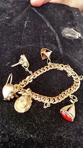 52.8g 14K Gold Auctioneer Bracelet WATCH AND SEE! Vintage! NO RESERVE