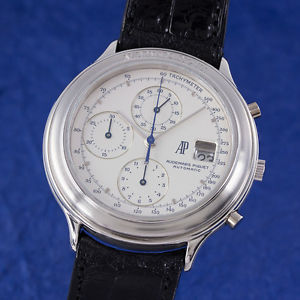 AUDEMARS PIGUET 950 PLATIN HUITIEME CHRONOGRAPH HERRENUHR VP: 62500,- EURO