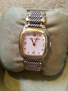 Authentic David Yurman Thoroughbred 18K Gold SS Ladies Watch T304-XSS8 W070