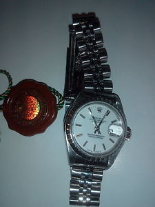 Rolex OYSTER LADY Perpetual Datejust Acciaio Donna Zaffiro. Scatola + garanzia