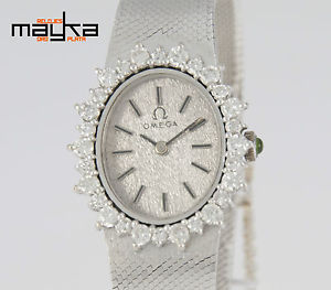Omega Ladies White Gold 18k and Diamonds Quartz