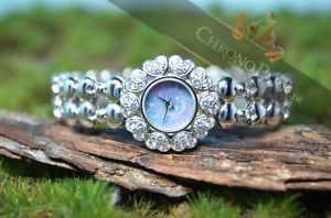 DeLaneau 18kt. Weißgold Diamonds Heart 1,50ct Diamant Damenuhr von 2015