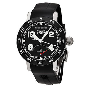 ChronoSwiss Men's CH-8143B-BK Time Master Black Dial Swiss Automatic Watch