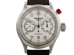 Hanhart Pioneer Mono Control Eindrücker Chronograph Stahl Automatik
