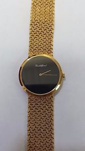 Bueche Girod 18K Yellow Gold Watch Hand Winding Movement 32mm Watch 62.1 Grams