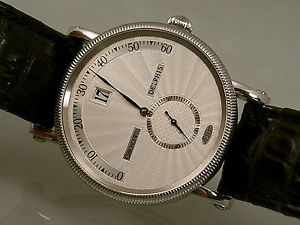 CHRONOSWISS DELPHIS GENTS JUMPHOUR CH-1423 MINUTE RETROGRADE BOX & PAPERS