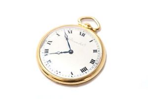 Vintage Frankfeld Freres Pocket Watch 14k Gold For Dreicer & Co.