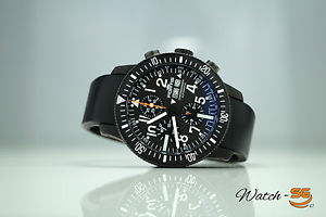 Fortis B-42 Black Titanium Carbon Chronograph