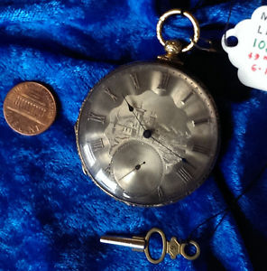 Antique M.I. Tobias & Co. Liverpool Pocket Watch,  J-15 , c.1860, 18K, Works!