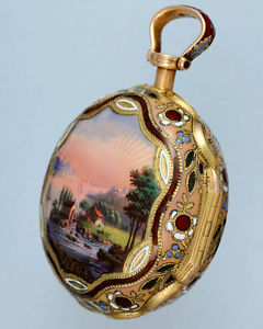 Gold and Enamel Verge for the Turkish Market