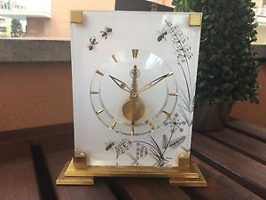 Jaeger LeCoultre Marina #404 lucite api bees 1960 (clock, horloge, tischuhren)