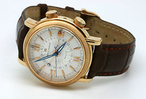 MAURICE LACROIX Masterpiece Reveil AS1931 18kt Gold MP7118 Box&Papiere 2009 lim