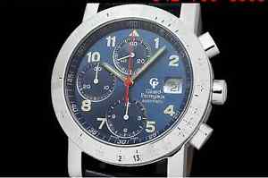 Auth GIRARD PERREGAUX GP7000 Chronograph 7050 SS Auto Men's Watch(S A2544)