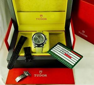 TUDOR (BY ROLEX) PRINCE DATE 79260 TRANSITIONAL AUTOMATIC CHRONOGRAPH B & 1 YW