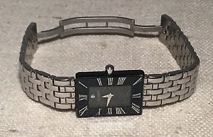 H. Stern Authentic Blue Sapphire Crystal Diamond Stainless Steel Ladies Watch