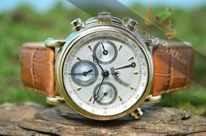 Paul Picot 18kt. Gold Atelier Technicum Rattrapante, B&P, UNGETRAGEN, NOS