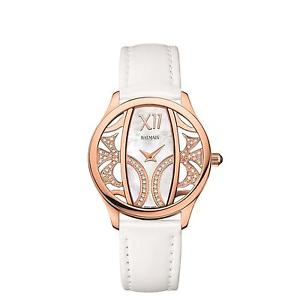 BALMAIN ELEGANCE DAMEN-ARMBANDUHR ARMBAND LEDER WEIß BATTERIE ANALOG B14732282