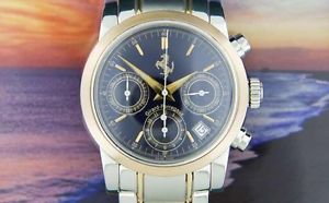Girrard Perregaux Ferrari 18K Gold / Stainless Steel Mens Chronograph 8020