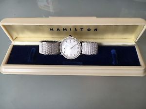 Vintage Hamilton Men's 14k Gold Diamonds 22j Cal. 770 Movement Runs Condition