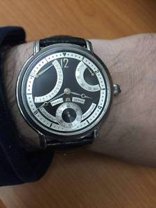 MAURICE LACROIX WATCH.AF 83745 MASTERPIECE.CALENDRIER RETROGRSDE MENS.43MM