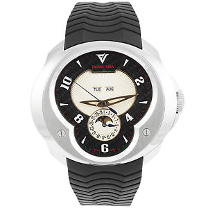Franc Vila Quantieme Annual Calendar Rose Gold Accent LE Auto Men's Watch FVa7