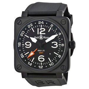 Aviation GMT Black Dial Automatic 46MM Men's Watch