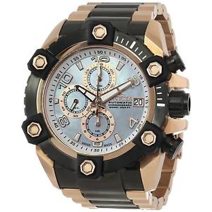 INVICTA MEN'S 51MM TWO TONE STEEL BRACELET & CASE AUTOMATIC ANALOG WATCH 13771