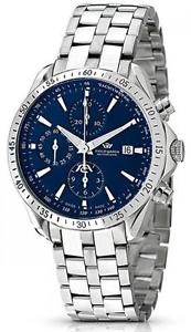 Wristwatch Men Philip Watch Prestige Blaze R8243995035 steel Chronograph Blue wk