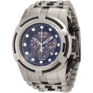 Invicta Mens 0825BBB Bold Reserve Chronograph Black Mother-Of-Pearl Dial Stainle