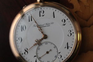 IWC Taschenuhr 14 Karat GOLD Bruchgold Altgold
