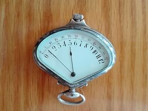 Fan-shaped Swiss sector watch circa 1900