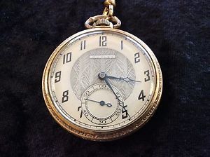 VERY RARE, DUDLEY MASONIC Pocket Watch model 3, 19 jewel made in Landcaster, PA