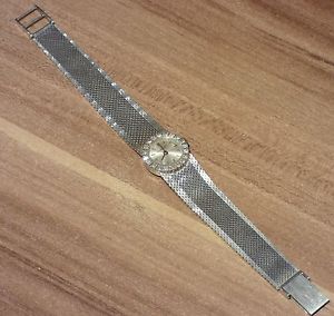 Cortébert Damenarmbanduhr in 585 Weißgold mit Brillanten besetzt 35g