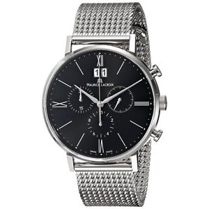 Maurice Lacroix Mens EL1088-SS002-310 Eliros Analog Display Analog Quartz Silver