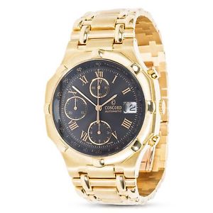 Concord Saratoga 18K Yellow Gold Men's Automatic Chronograph Tachymeter Watch