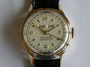 MOVADO CALENDOMATIC-BUMPER-ANNI 40-CAL.C 223-CASSA IN ORO MASSICCIO 14 KT(0,585)
