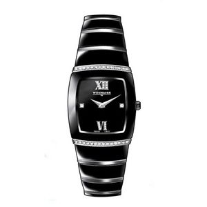 Wittnauer Ceramic Womens Quartz Watch 12R32