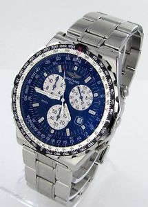 Breitling Jupiter Pilota Cronografo Orologio Uomo Rif. A59028 Sveglia