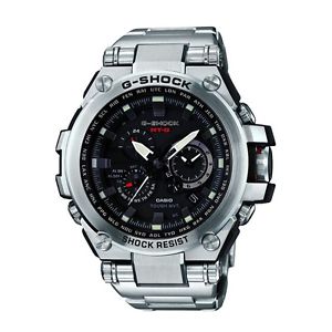 Casio MTG-S1000D-1AER Mens Premium G-Shock Radio Controlled Solar Silver Steel B