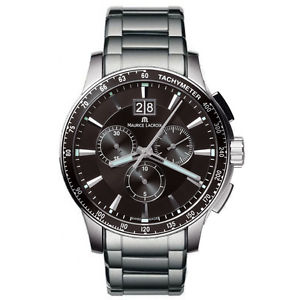 MAURICE LACROIX Miros Chronograph Gents Watch MI1098-SS042-330 - RRP £990 - NEW