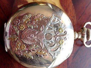 WALTHAM VINTAGE TAMAÑO 16  50 M/M ORO MULTICOLOR