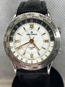 VINTAGE REVUE THOMMEN CRICKET GMT ALARM MAN WATCH LIMITED EDITION 1205/1400