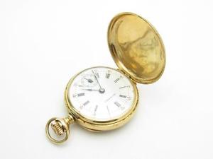 14k Yellow Gold Antique Vintage Estate HIGHMERE Pocket Watch Serial # 538434