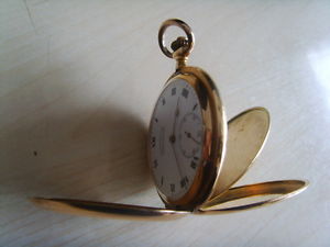 GOLDENE TASCHENUHR(491) Eberhard & Co , Schweiz  !
