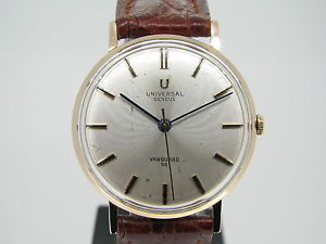 UNIVERSAL GENEVE VANGUARD 56 18K ROSE GOLD EXCELLENT CONDITION SWISS MADE
