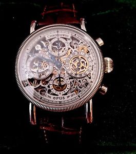 Chronoswiss Opus Men's Automatic SS Watch Chronograph Skeleton CH-7523 C741