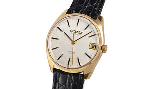 Used Watch Men Citizen Chronometer Date hand-rolled Silver Yellow Gold M4E