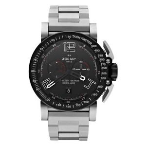 Zodiac Mens ZO8556 Analog Display Swiss Quartz Silver Watch