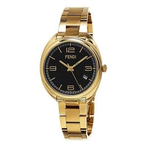 FENDI MOMENTO DAMEN-ARMBANDUHR 34MM GOLD SCHWEIZER QUARZ F211431000