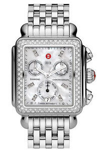 MICHELE WATCH Deco Day Diamond, Diamond Dial Authentic Box & Papers NO RESERVE